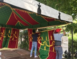 tenda berbera1 festa in giardino roma