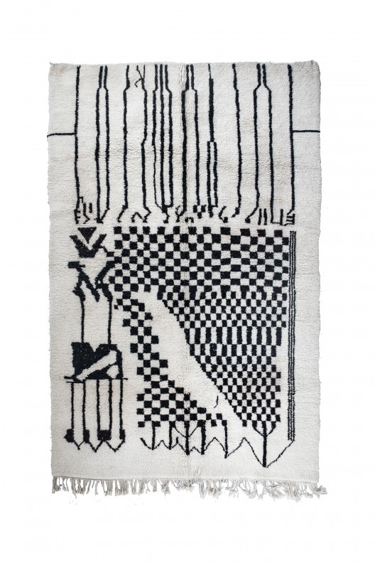 Berber Rug Beni Ourain -  325X215cm - 128X84.6 in