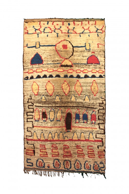 Tappeto Berbero Azilal - 310x155 cm - 122.047X61.0235 in