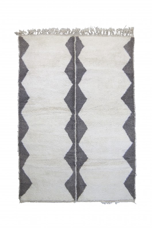  Tappeto Berbero Beni Ourain 324x212 cm-127.6x83.5 in
