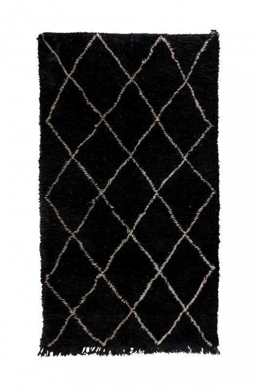 Tappeto Berbero Beni Ourain - 265x150 cm - 104.3X59.1 in
