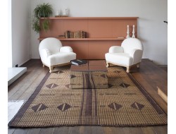allestimento stuoia tuareg in living